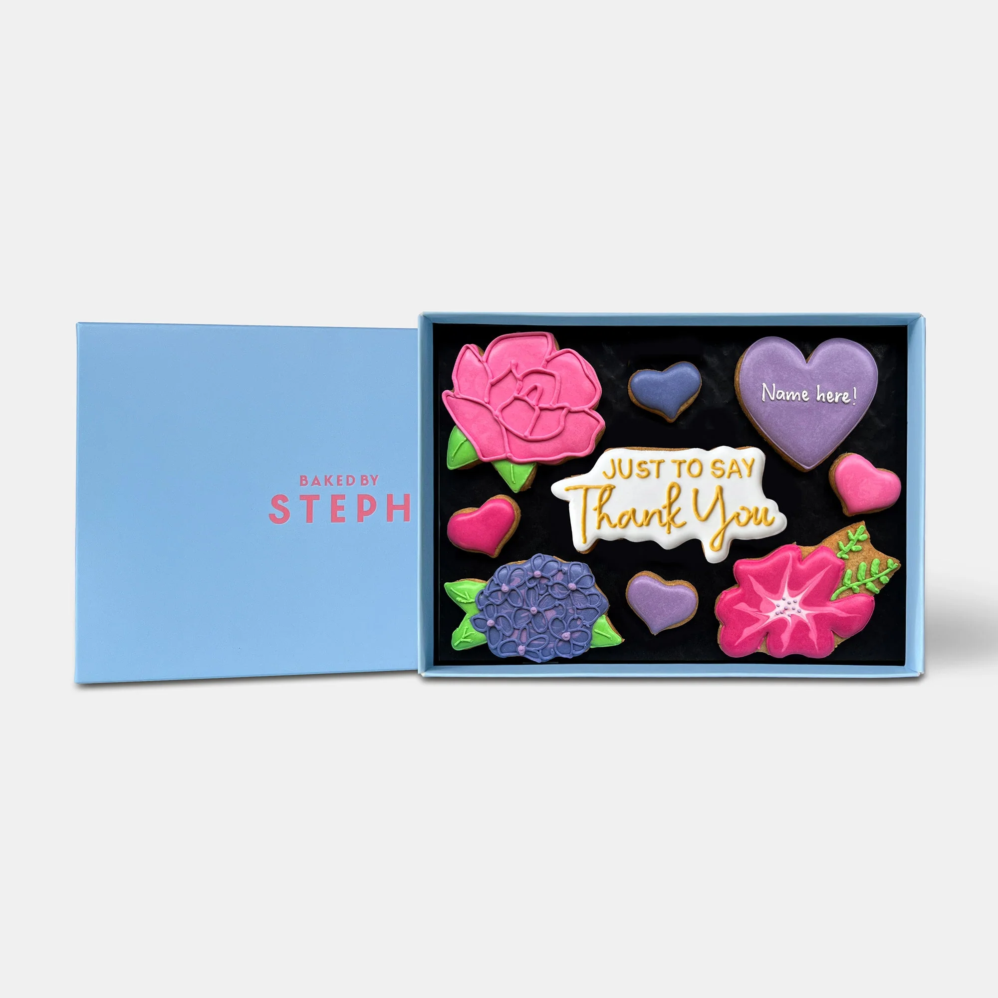 Personalised Just To Say Thank You Letterbox Iced Cookies - Image 3