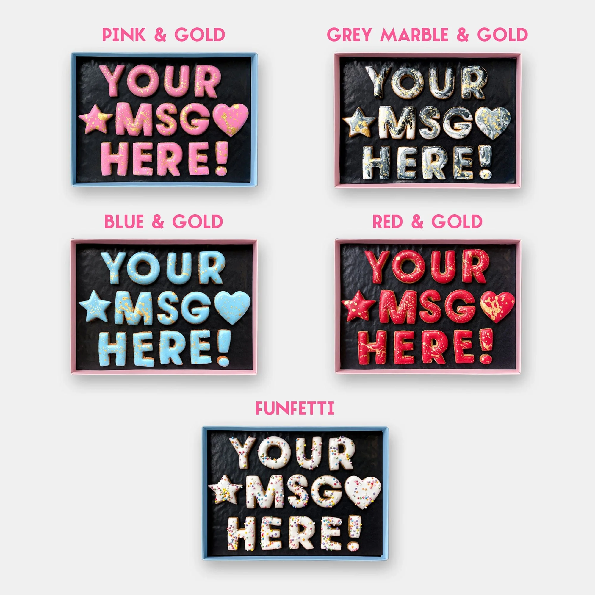 Vegan Personalised Custom Iced Cookie Message Box (14) - Image 9